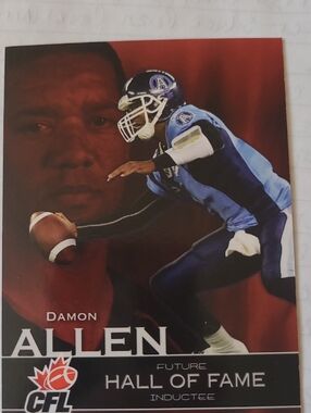 Damon Allen CFL Hall of Fame Football Card - 2007 Extreme Sports